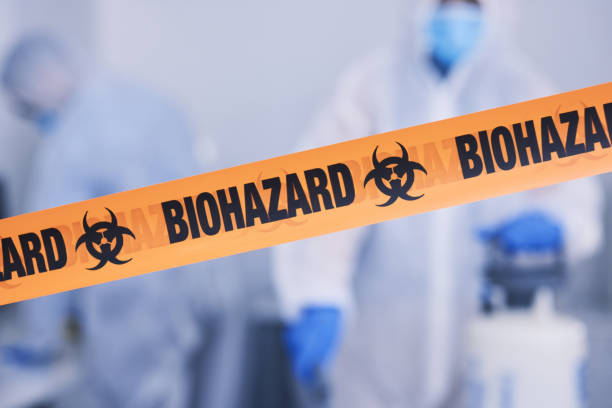 Professional Blood Cleanup technician working in Elbe, WA